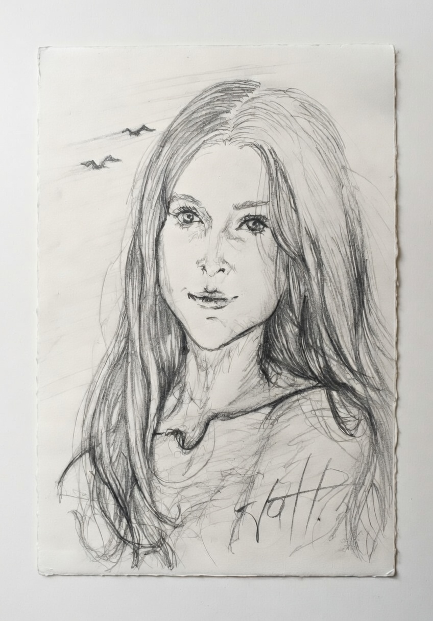 Portrait au crayon
