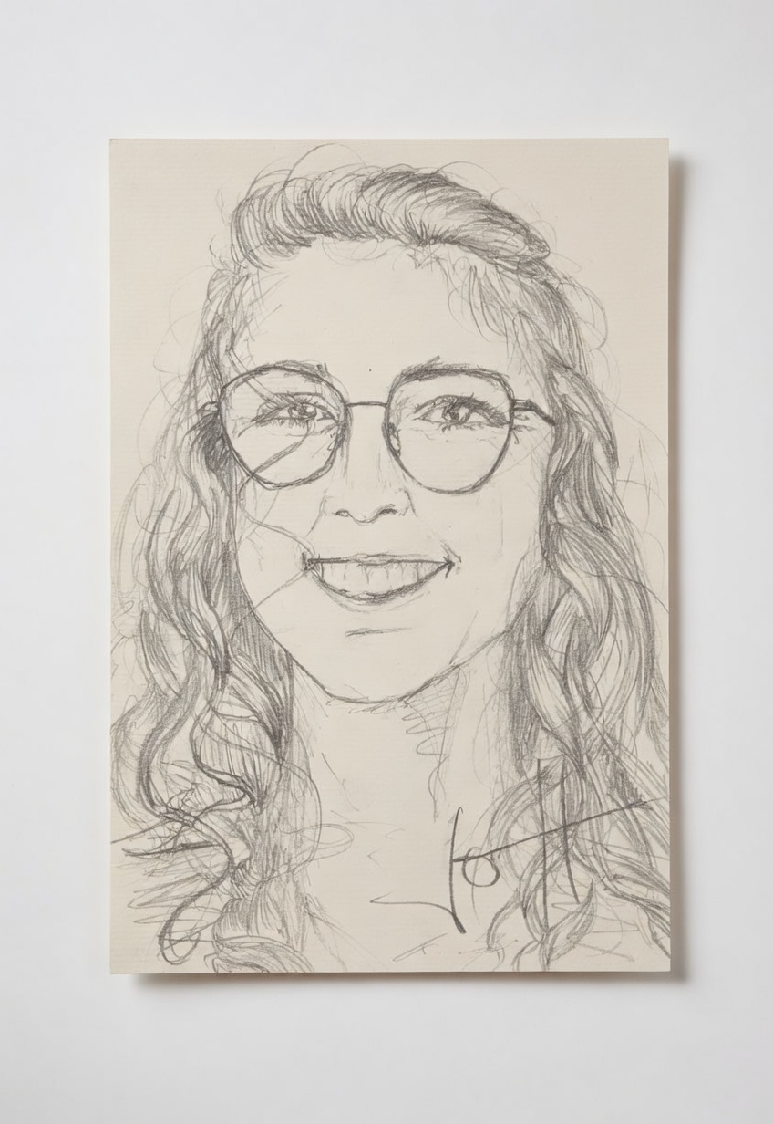 Portrait au crayon