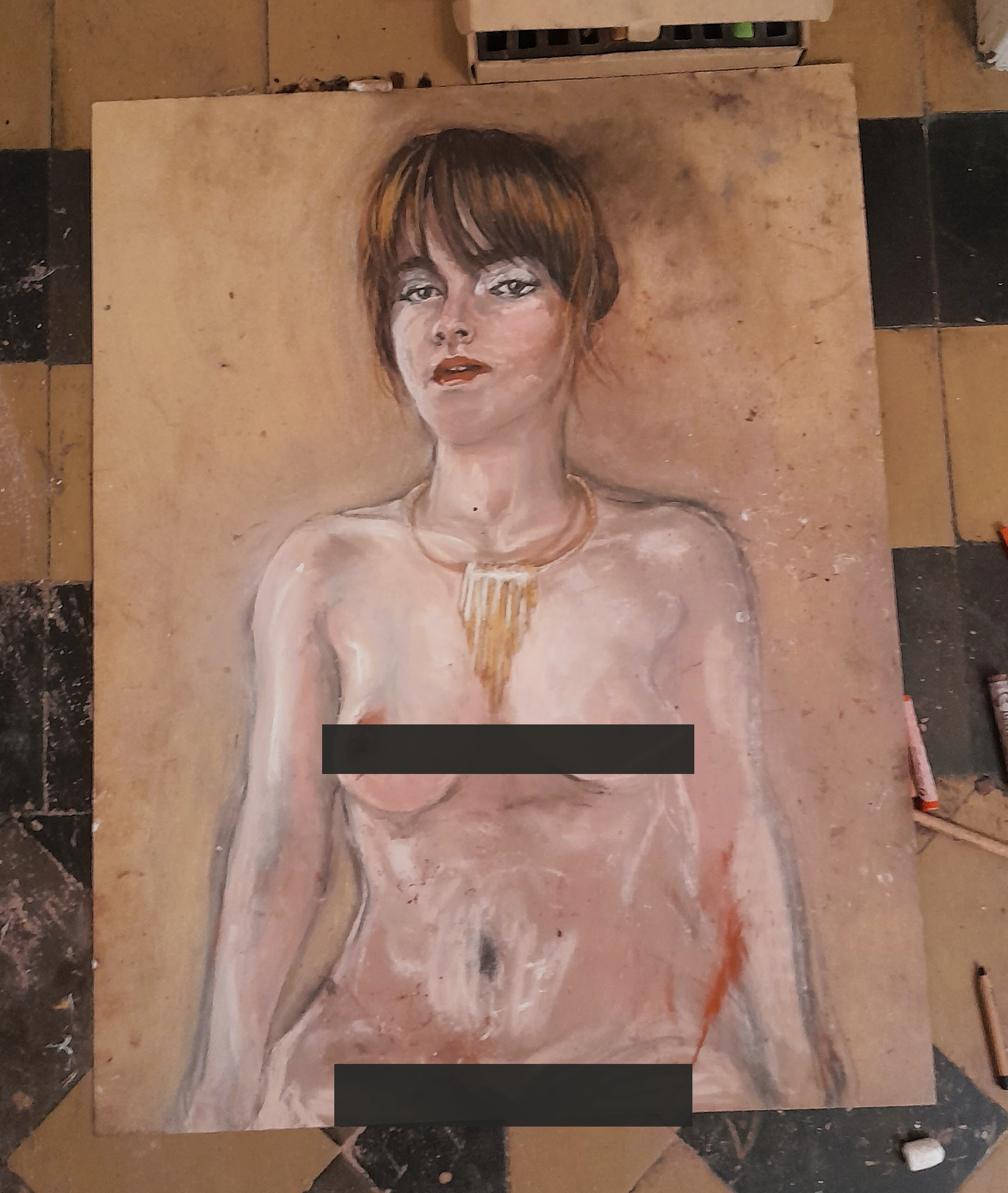 Inachevée — pastel